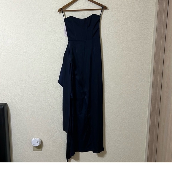 V. Chapman June navy corset wrap dress - Picture 2 of 4